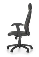 Крісло комп'ютерне офісне обертове HALMAR STILO чорний фото thumb №2