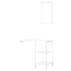IKEA ENHET ЕНХЕТ, шафа, білий, 101.5x63.5x222 см 295.480.42 фото