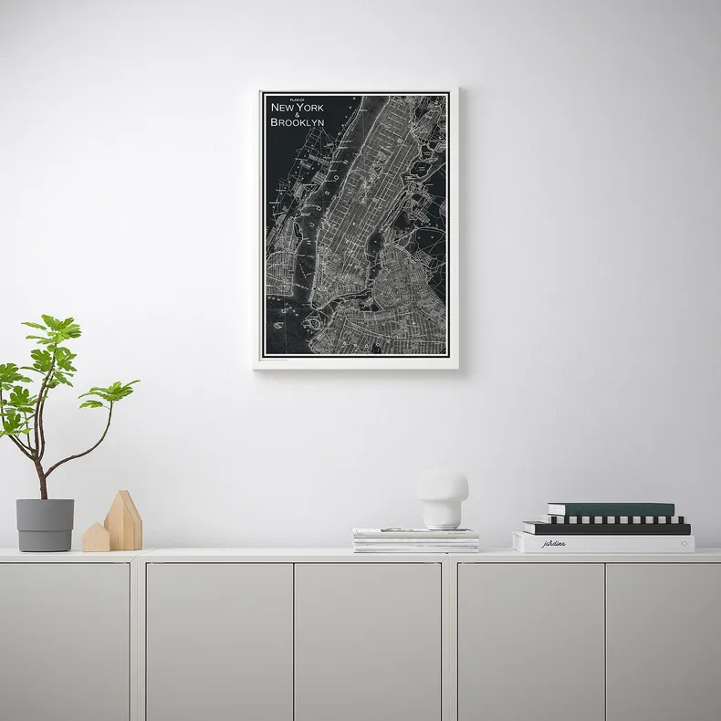 IKEA BILD БІЛЬД, постер, Нью-Йорк Новий, 50x70 см 804.358.57 фото №3