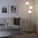 IKEA SIMRISHAMN СИМРИСХАМН, светильник напольный, хром / опаловое белое стекло 104.377.65 фото thumb №2
