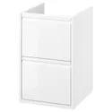 IKEA ÄNGSJÖN ЭНГШЁН, шкаф для раковины с ящиками, белый глянец, 40x48x63 см 805.317.69 фото thumb №1