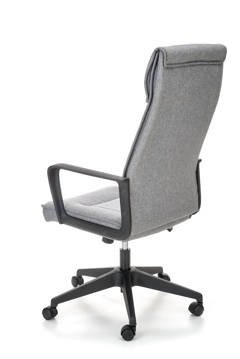 Крісло комп'ютерне офісне обертове HALMAR PIETRO, тканина, сірий фото №4
