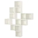 IKEA EKET ЕКЕТ, настінна комбінація шаф, білий, 175x35x210 см 591.890.33 фото thumb №1