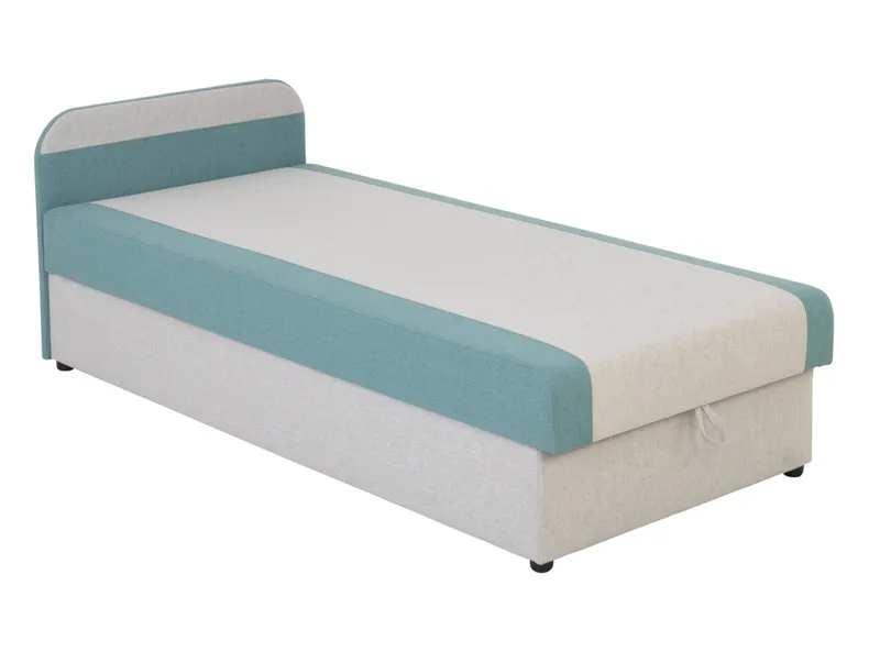 BRW Односпальний диван-ліжко Enero з ящиком для зберігання зелений TA-ENERO-LBK-G1_BD6295 фото №3