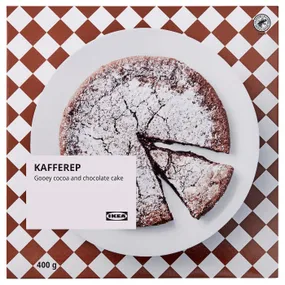 IKEA KAFFEREP, пирог с какао и шоколадом, замороженные, сертифицированные Rainforest Alliance, 400 g 705.887.04 фото