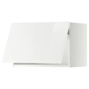 IKEA METOD МЕТОД, навісна шафа з нат мех відкривання, білий / РІНГХУЛЬТ білий, 60x40 см 993.944.37 фото