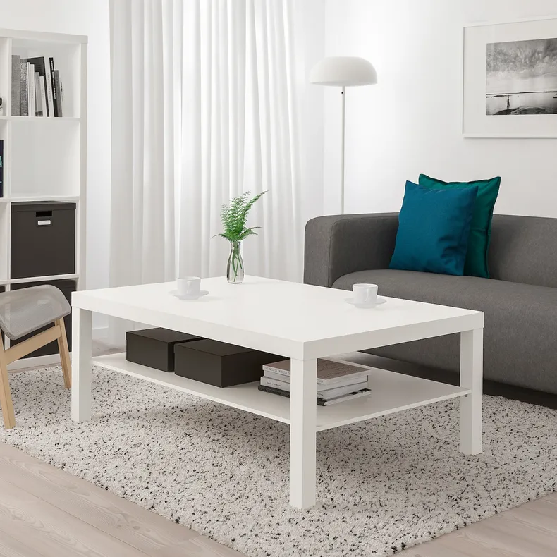 IKEA LACK ЛАКК, журнальный стол, белый, 118x78 см 804.499.01 фото №2