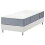 IKEA LYNGÖR ЛИНГЁР, тахта, Vågstranda medium hard / light blue white, 90x200 см 695.541.68 фото