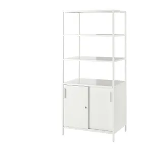 IKEA TROTTEN ТРОТТЕН, шкаф с раздвижными дверцами, белый, 80x55x180 см 804.747.59 фото