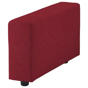 IKEA VIMLE ВІМЛЕ, чохол для підлокітника, широкий/червоний/коричневий Lejde червоний/коричневий 405.205.41 фото