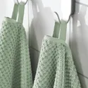 IKEA GULVIAL ГУЛЬВИАЛЬ, полотенце, Бледно-серо-зеленый, 50x100 см 205.797.35 фото thumb №4