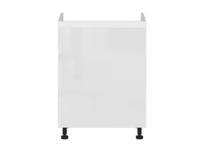 BRW Кухонный шкаф Sole под мойку 60 см правый белый глянец, альпийский белый/глянцевый белый FH_DK_60/82_P-BAL/BIP фото