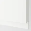 IKEA METOD МЕТОД / MAXIMERA МАКСИМЕРА, напольный шкаф с ящиком / дверцей, белый / Воксторп матовый белый, 60x37 см 294.706.89 фото thumb №2