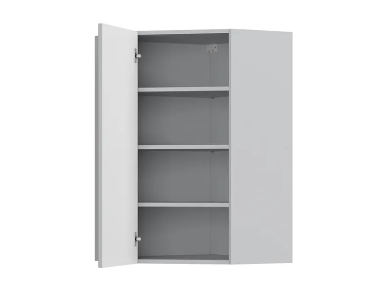 BRW Top Line 60 см угловой левый кухонный шкаф серый глянец, серый гранола/серый глянец TV_GNWU_60/95_L-SZG/SP фото №3