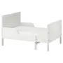 IKEA SUNDVIK СУНДВІК, каркас ліжка з рейковою основою, білий, 80x200 см 490.460.68 фото