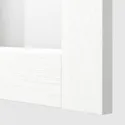 IKEA METOD МЕТОД, углов навесн шкаф с врщ скц / сткл дв, белый Энкёпинг / белая имитация дерева, 68x100 см 594.736.10 фото thumb №2