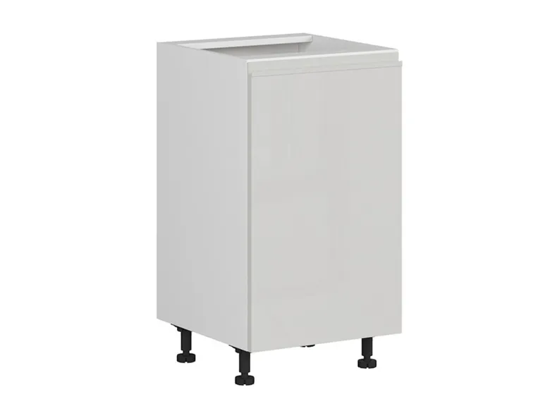 BRW Базовый шкаф для кухни Sole 45 см правый светло-серый глянец, альпийский белый/светло-серый глянец FH_D_45/82_P-BAL/XRAL7047 фото №2