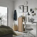 IKEA BILLY БІЛЛІ / OXBERG ОКСБЕРГ, книжкова шафа з дверцятами, під дуб, 40x30x106 см 094.832.92 фото thumb №2