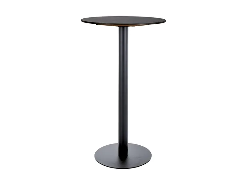 Барний стіл SIGNAL BT007, 60 см, матовий чорний фото №1