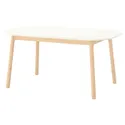IKEA VEDBO ВЕДБУ, стіл обідній, білий, 160x95 см 104.174.56 фото thumb №1
