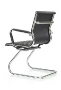 Офісне крісло HALMAR PRESTIGE SKID екошкіра, чорний фото thumb №3