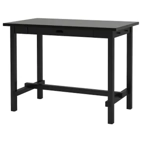 IKEA NORDVIKEN НОРДВІКЕН, барний стіл, чорний, 140x80x105 см 003.688.14 фото