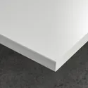 IKEA MITTZON МИТТЗОН, письменный стол, белый / черный, 140x80 см 995.281.11 фото thumb №8