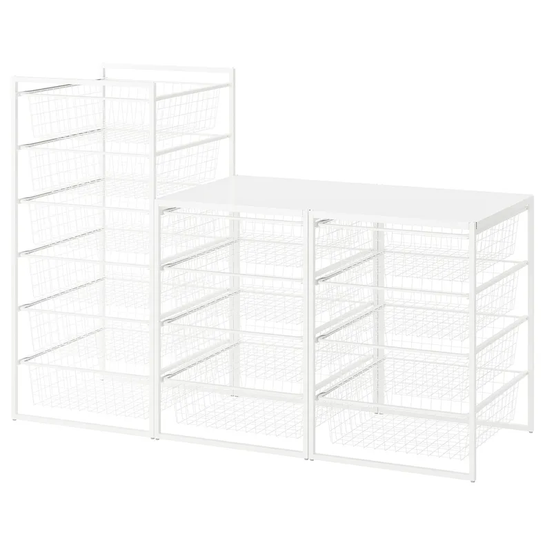 IKEA JONAXEL ЙОНАКСЕЛЬ, шафа, білий, 148x51x104 см 892.976.77 фото №1