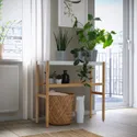 IKEA SATSUMAS САТСУМАС, підставка для рослин, бамбук / білий, 70 см 902.581.56 фото thumb №7