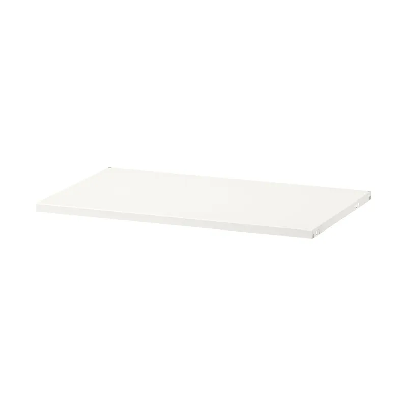 IKEA BOAXEL БОАКСЕЛЬ, полиця, метал білий, 60x40 см 404.487.34 фото №1