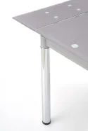 Кухонний стіл HALMAR LOGAN 2 96-142x70 см сірий хром фото thumb №4
