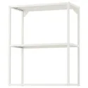 IKEA ENHET ЕНХЕТ, настінний каркас з поличками, білий, 60x30x75 см 204.489.71 фото thumb №1
