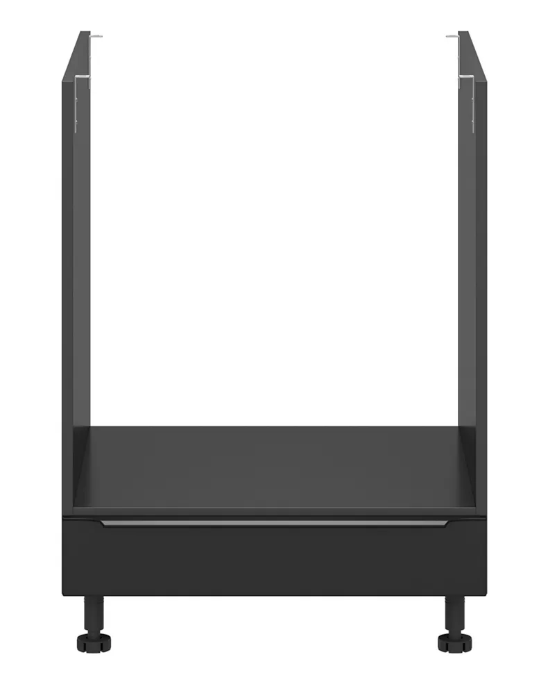 BRW Духова шафа для кухні Sole L6 60 см чорний матовий, чорний/чорний матовий FM_DP_60/82_K-CA/CAM фото №1