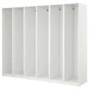 IKEA PAX ПАКС, 6 каркасів гардероба, білий, 300x58x201 см 498.953.71 фото thumb №1