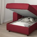 IKEA VIMLE ВІМЛЕ, 4-місний диван, з шезлонгом/Lejde червоний/коричневий 894.343.92 фото thumb №3