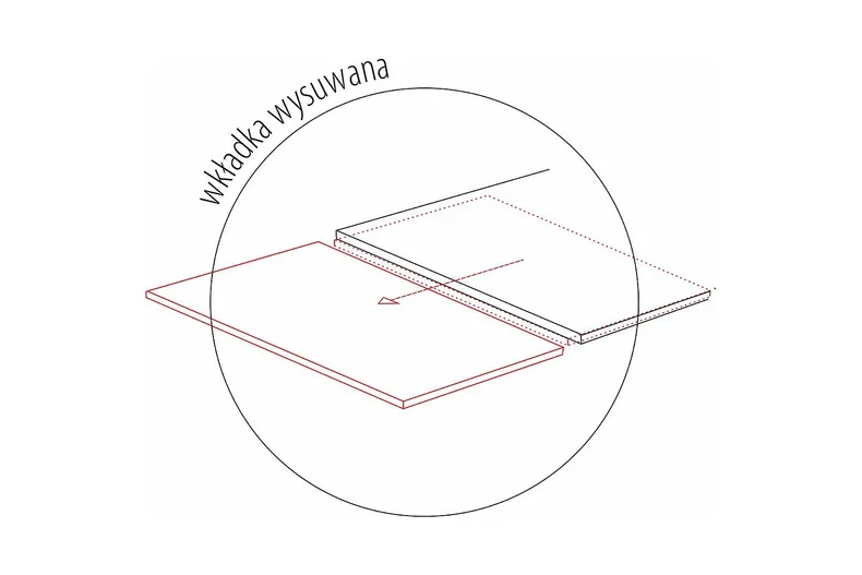 Стіл обідній розкладний SIGNAL WESTIN III CERAMIC, білий мармур / чорний мат, 90x180 фото №2
