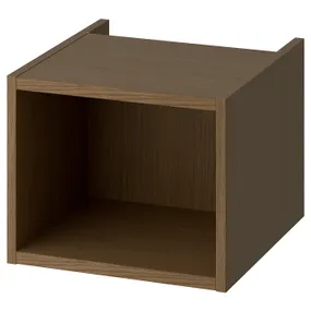 IKEA HAGAÅN ХАГАОН, открытый шкаф, коричневая имитация дуб, 40x48x33 см 405.355.28 фото