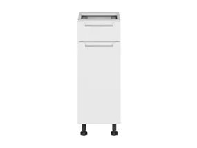 BRW Кухонный базовый шкаф Ирис 30 см правый с ящиком soft-close белый суперматовый FB_D1S_30/82_P/STB-BAL/BISM фото