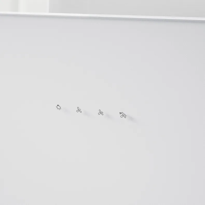 IKEA BEJUBLAD БЭЮБЛАД, вытяжка кухонная стен креп (колпак), белый, 66 см 403.319.08 фото №8