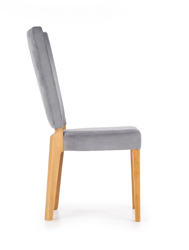 Кухонный стул HALMAR ROIS медовый дуб/серый фото №9