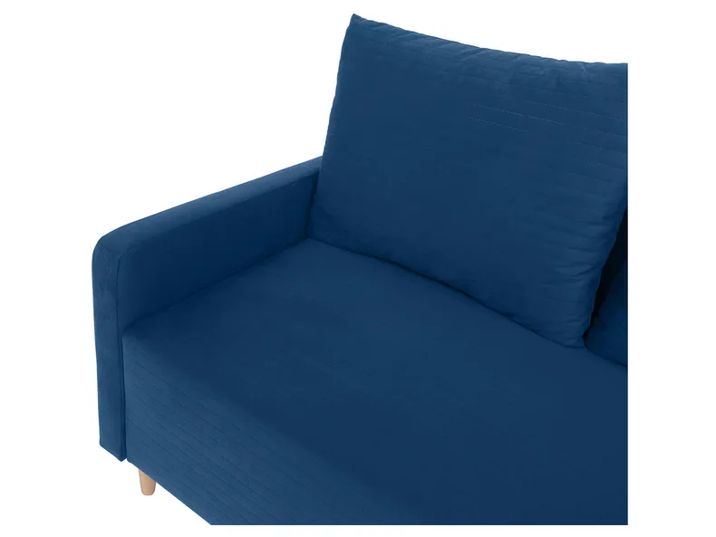 BRW тримісний диван Sigma розкладний з велюровим ящиком темно-синій, Маніла 26 ВМС SO3-SIGMA-LX_3DL-G2_B852C0 фото №7