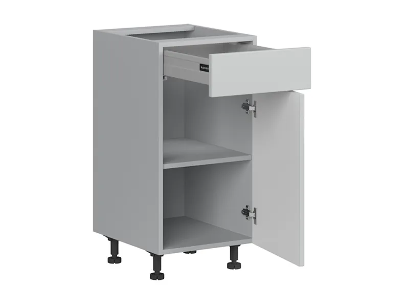 BRW Базовый шкаф для кухни Top Line 40 см правый с ящиком с мягким закрытием светло-серый матовый, греноловый серый/светло-серый матовый TV_D1S_40/82_P/STB-SZG/BRW0014 фото №3