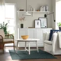 IKEA LANDBANA ЛАНДБАНА, ковер, безворсовый, тёмно-синий, 133x195 см 305.756.09 фото thumb №4