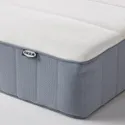 IKEA MALM МАЛЬМ, каркас кровати с матрасом, белый / Вестерёй средней жесткости, 90x200 см 595.446.41 фото thumb №11