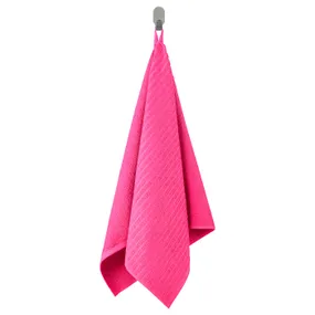 IKEA VÅGSJÖN ВОГШЕН, рушник для рук, яскраво-рожевий, 50x100 см 405.710.93 фото