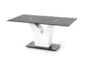 Кухонний стіл HALMAR VESPER 160x90 см чорний, білий фото thumb №2
