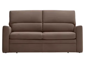 BRW Трехместный диван Fulla раскладывающийся диван с ящиком для хранения велюр коричневый, Тиволи 15/N7 SO3-FULLA-3FBK-GA2_B949CB фото