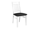 BRW Крісло з велюровою оббивкою Hesen чорне/біле, білий/чорний TXK_HESEN-TX098-1-SOLAR_99_BLACK фото thumb №1