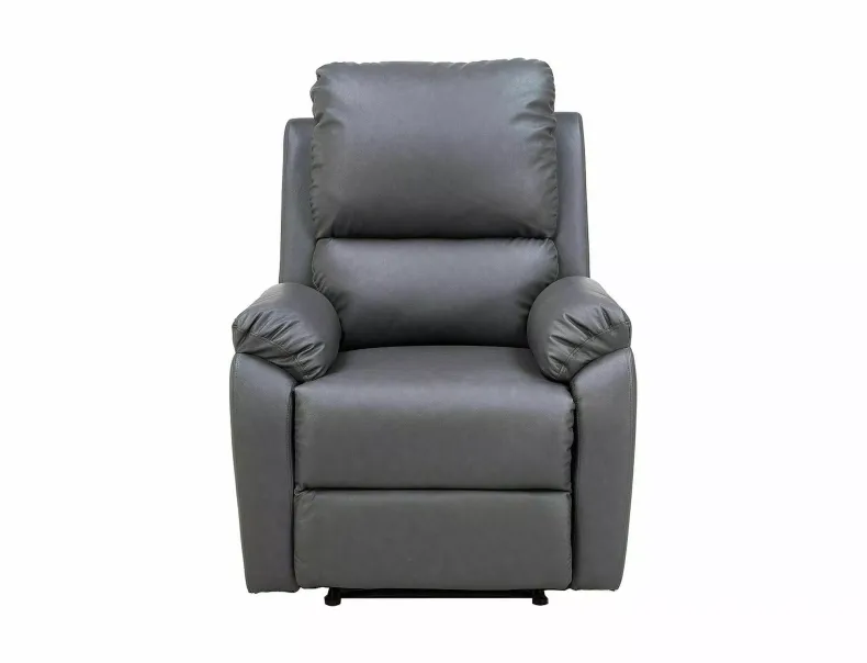 Крісло розкладне SIGNAL SPENCER 1 Buffalo, Екошкіра: Buffalo 6, колір: сірий фото №3