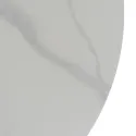 Стіл круглий з ефектом мармуру MEBEL ELITE SANDER 90 см, білий фото thumb №9